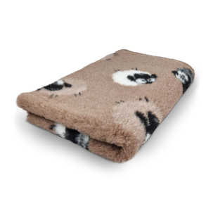 Vetbed lysebrunt med fr 150 x 100