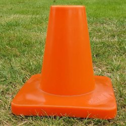 Kegle kraftig kvalitet 15 cm orange