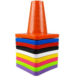 Kegle kraftig kvalitet 15 cm gul