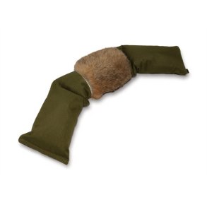 Firedog 3-delt dummy Khaki med skind 2,5 kg.