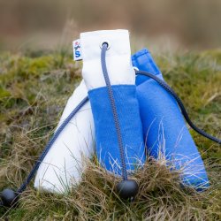 Dummy 250 g bl� med hvid PVC top