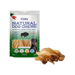 Natural Dog Chews B�ffel�rer m. k�d