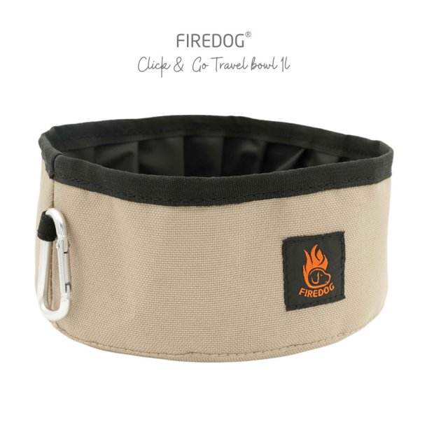 Firedog Beige vandsk�l Click &amp; Go 1 L.