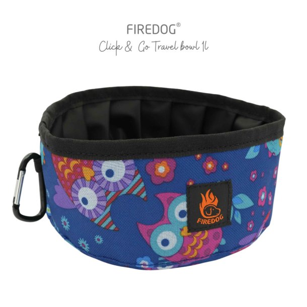 Firedog Bl� Ugler vandsk�l Click &amp; Go 1 L.