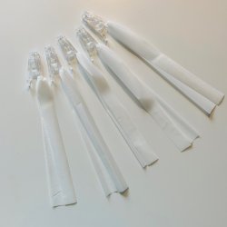 Markeringsbnd med klemme 5 stk. hvid