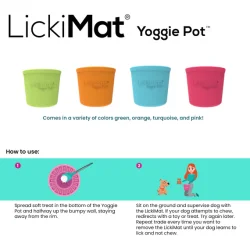 Lickimat Yoggie Pot Pink