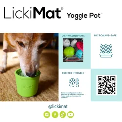Lickimat Yoggie Pot Pink