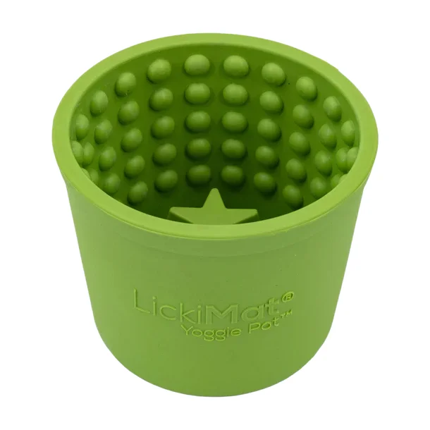 Lickimat Yoggie Pot Grn