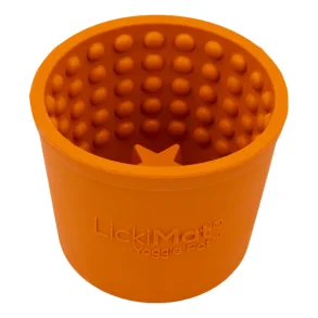 Lickimat Yoggie Pot Orange