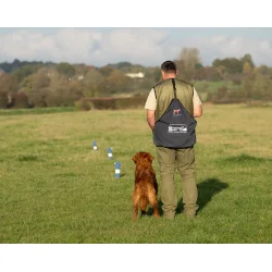 Dummy linie/dirigeringsdummy bl�/hvid/bl� med selvopret