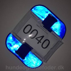 Armbind  til nummerskilt Bl med refleks