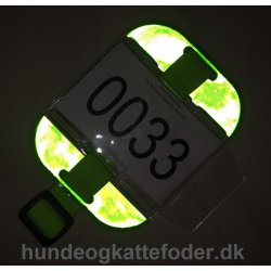 Armbind  til nummerskilt Grn med refleks