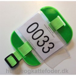 Armbind  til nummerskilt Grn med refleks