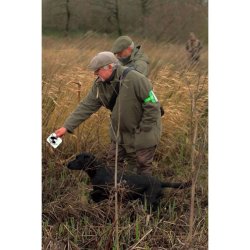 Hvid dirigerings plade til hundetrning