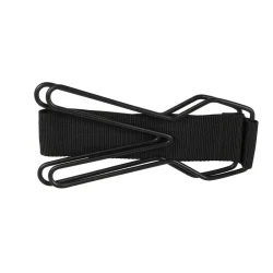 Dobbelt vildt galge metal sort