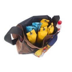 Firedog dummytaske i KANVAS brun MEDIUM