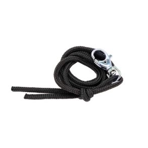 Fljtesnor sort med karabin