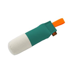 Firedog Soft dummy gr�n/hvid med kort kastestrop small