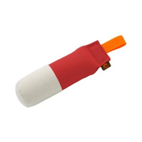 Firedog Soft dummy r�d/hvid med kort kastestrop small