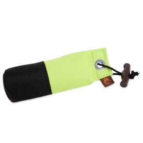Firedog Nylon Dummy 250 g markering neongrn/sort
