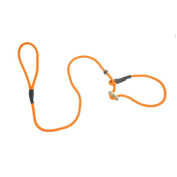 Firedog Retrieverline med dobbelt stop 8 mm - orange 130