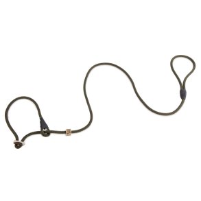 Firedog Retrieverline med dobbelt stop 8 mm - Khaki 130