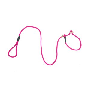 Firedog Retrieverline med dobbelt stop 8 mm - Pink 130