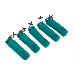 Dummy 500 g 5 stk. med nummer Grn