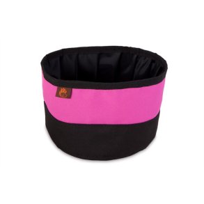 Firedog Transportabel vandskl sort/pink