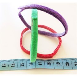 hvalpehalsbnd med velcro 12 stk 7-33 cm