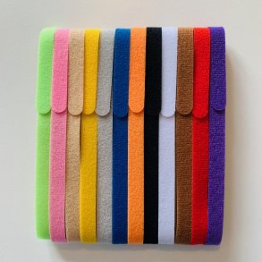 hvalpehalsb�nd med velcro 12 stk 7-33 cm