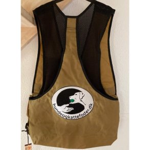 Firedog dummyvest Hunter oilskin lys khaki AIR med logo BESTILLINGSVARE