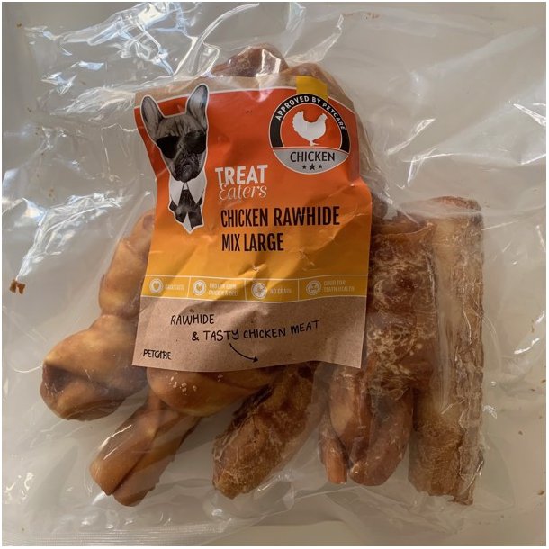Treat Eaters Chicken Rawhide Mix Large 400g