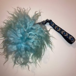 Bungee lysegrn med langhret freskind