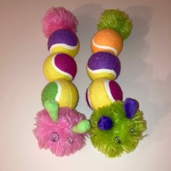 Larve med tennisbolde 30 cm