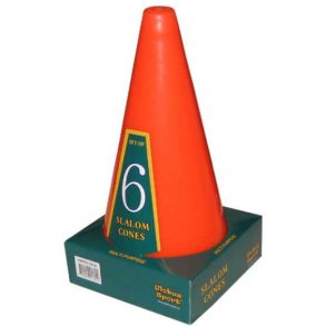 Kegle 6 stk. 18 cm orange