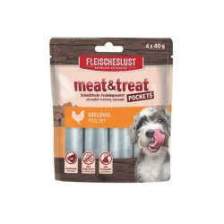Meat &amp; Treat Pocket Kylling 4 stk.