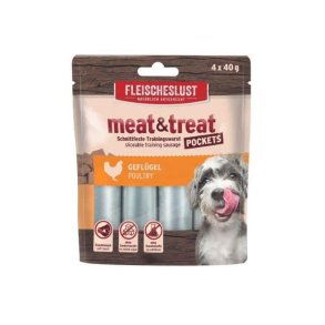 Meat & Treat Pocket Kylling 4 stk.