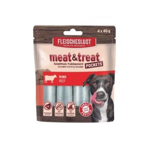 Meat & Treat Pocket Okse 4 stk.