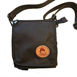 Firedog taske messenger bag i oilskin brun