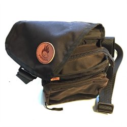 Firedog taske messenger bag i oilskin brun