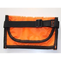 Firedog Armbind  til nummerskilt. Orange 