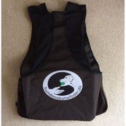 Firedog dummyvest Hunter oilskin brun AIR med logo Bestillingsvare