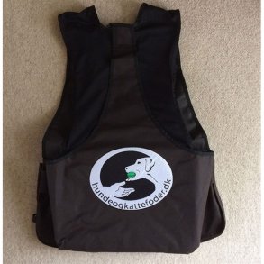 Firedog dummyvest Hunter oilskin brun AIR med logo Bestillingsvare