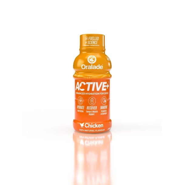 Oralade Active kylling til hund 250 ml