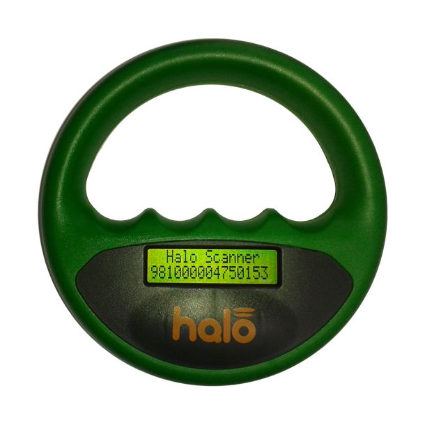 Microchip scanner Halo grn