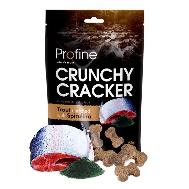 Profine Crunchy Cracker Trout &amp; Spirulina kornfri