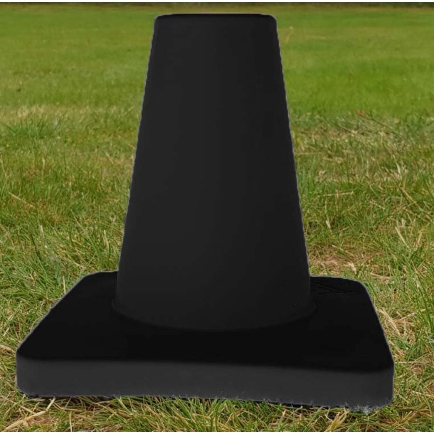 Kegle kraftig kvalitet 15 cm sort