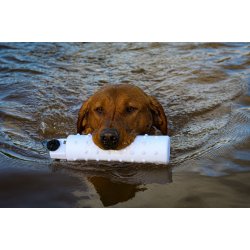 Vanddummy i plastik hvid lille