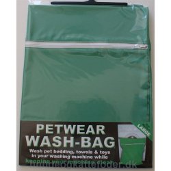 Vaskepose til hundetpper Large grn